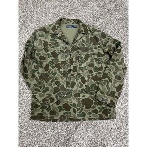 Women's Vintage Polo By Ralph Lauren Camo Shacket  Lightweight‎ (2072)